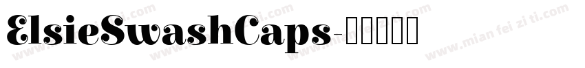ElsieSwashCaps字体转换