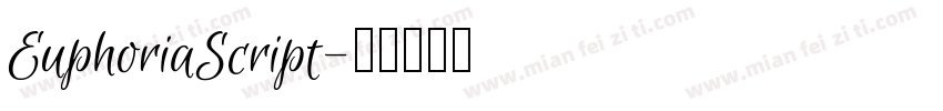 EuphoriaScript字体转换