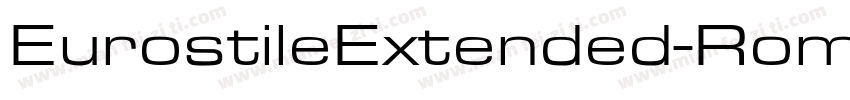 EurostileExtended-Roman-DTC字体转换