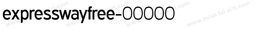 expresswayfree字体转换