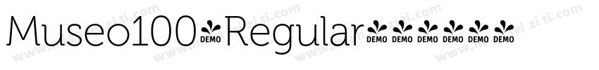 Museo100-Regular字体转换