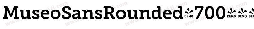 MuseoSansRounded-700字体转换