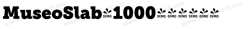 MuseoSlab-1000字体转换