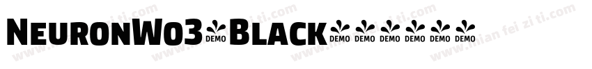 NeuronWo3-Black字体转换