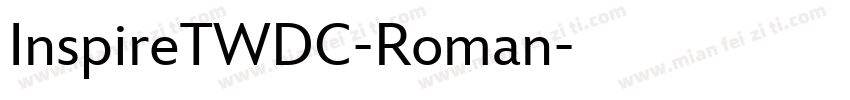 InspireTWDC-Roman字体转换