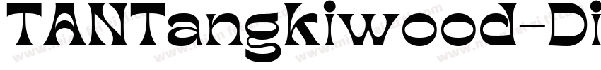 TANTangkiwood-Display字体转换
