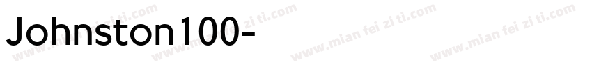 Johnston100字体转换