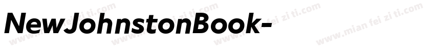 NewJohnstonBook字体转换