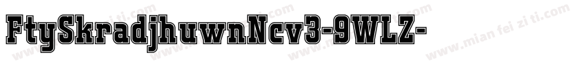 FtySkradjhuwnNcv3-9WLZ字体转换