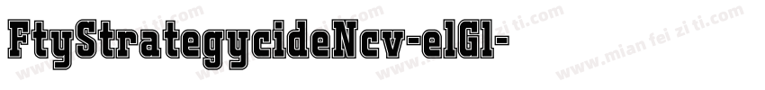 FtyStrategycideNcv-elGl字体转换
