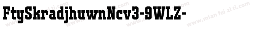 FtySkradjhuwnNcv3-9WLZ字体转换
