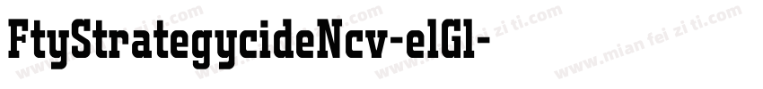 FtyStrategycideNcv-elGl字体转换
