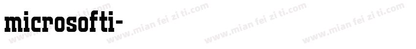microsofti字体转换