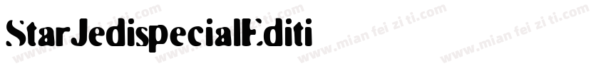 StarJedispecialEditi字体转换