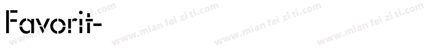 Favorit字体转换