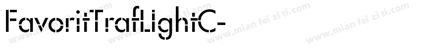 FavoritTrafLIghtC字体转换