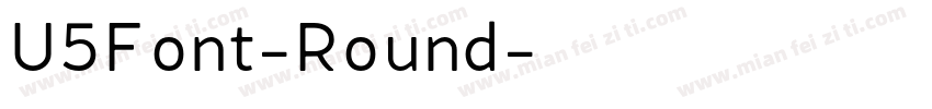 U5Font-Round字体转换