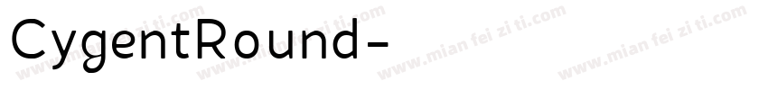 CygentRound字体转换