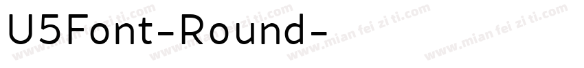 U5Font-Round字体转换