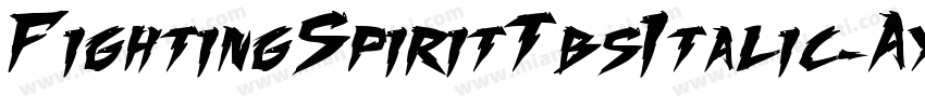 FightingSpiritTbsItalic-AxvL字体转换
