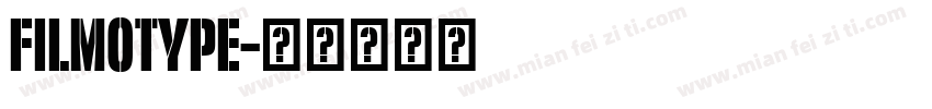 Filmotype字体转换