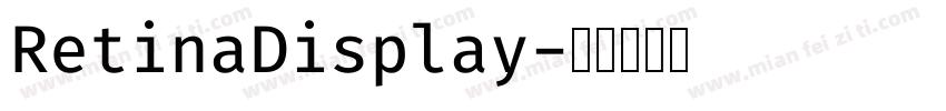 RetinaDisplay字体转换