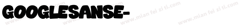googlesanse字体转换