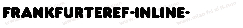 FrankfurterEF-Inline字体转换