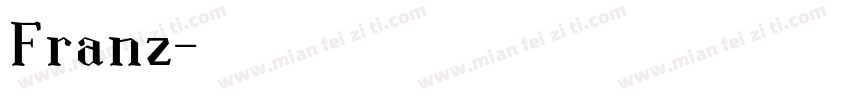 Franz字体转换