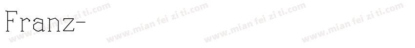 Franz字体转换