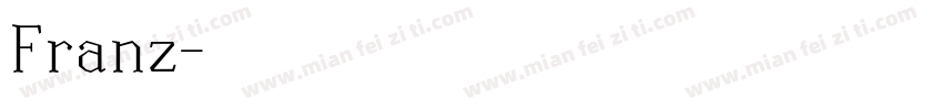 Franz字体转换