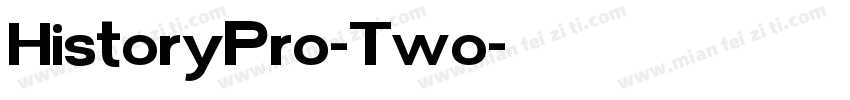 HistoryPro-Two字体转换