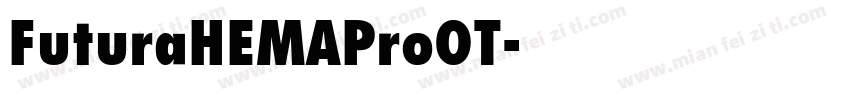 FuturaHEMAProOT字体转换