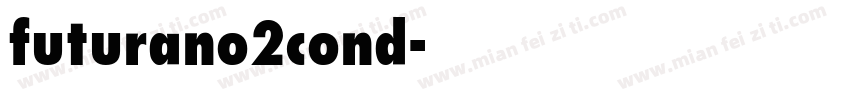 futurano2cond字体转换