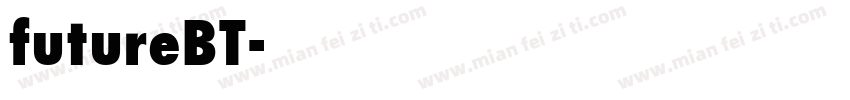 futureBT字体转换