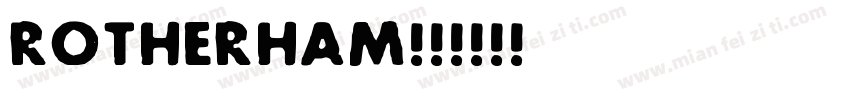 Rotherham字体转换