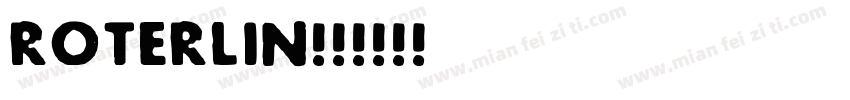 roterlin字体转换