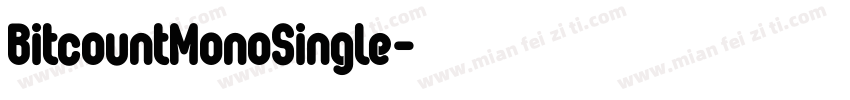 BitcountMonoSingle字体转换
