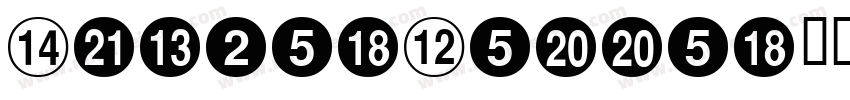 NumberLetter字体字体转换