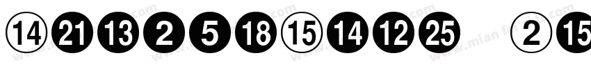 NumberOnly-Bo1d字体转换