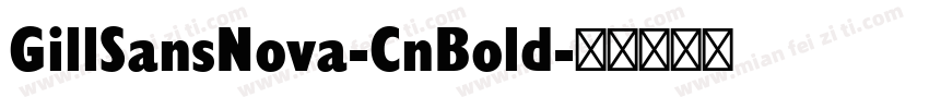 GillSansNova-CnBold字体转换