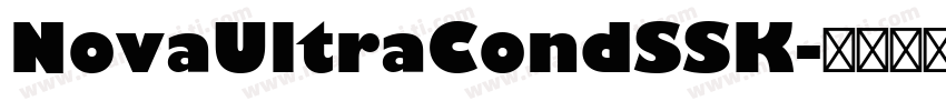NovaUltraCondSSK字体转换