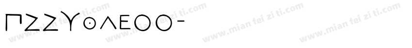 P22YuleW00字体转换