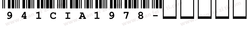 941CIA1978字体转换