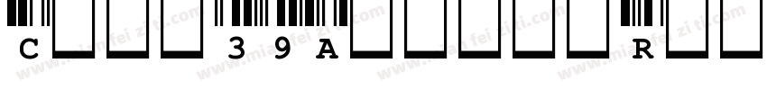 Code39AzaleaRegular3字体转换