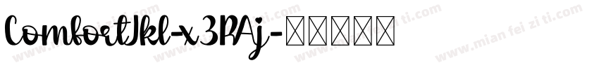 ComfortJkl-x3RAj字体转换