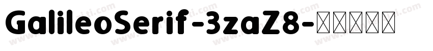 GalileoSerif-3zaZ8字体转换