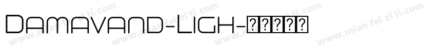 Damavand-Ligh字体转换