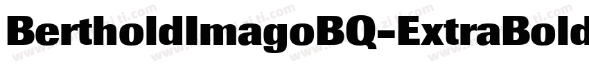 BertholdImagoBQ-ExtraBold字体转换