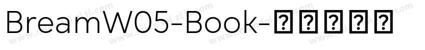 BreamW05-Book字体转换